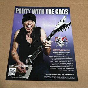 Michael Schenker - Axes & Anchors - 2015 Print Advertisement